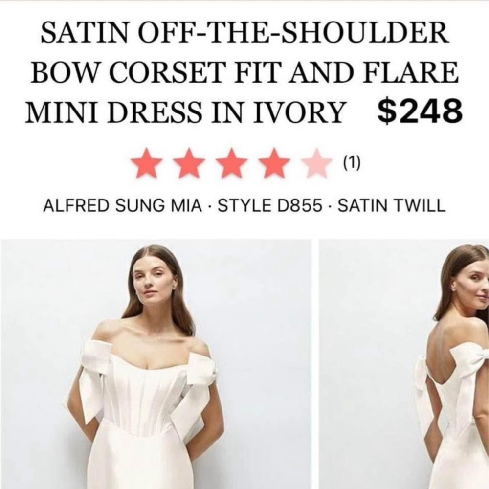 Alfred Sung Mini Dress